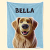 Every Peek Comes With A Wag - Dog & Cat Personalized Custom Blanket - Gift For Pet Owners, Pet Lovers