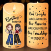 Life Is A Party, And You’re My Favorite Guest - Bestie Personalized Custom LED Candle - Christmas Gift For Best Friends, BFF, Sisters