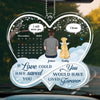 The Love Of A Pet Will Always Be Remembered - Memorial Personalized Custom Car Ornament - Acrylic Custom Shaped - Sympathy Gift For Pet Owners, Pet Lovers