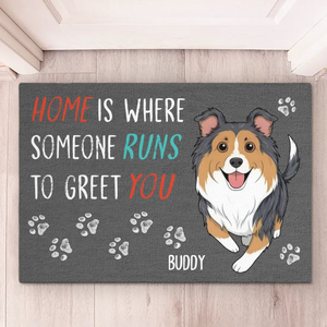 Dogs Make Everything Better - Dog Personalized Custom Home Decor Decorative Mat - House Warming Gift For Pet Owners, Pet Lovers