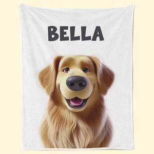 Every Peek Comes With A Wag - Dog & Cat Personalized Custom Blanket - Gift For Pet Owners, Pet Lovers