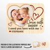 Custom Photo Keep This Close, Just Like Our Love - Family Personalized Custom Car Visor Clip - Gift For Family Members