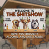 Welcome To My Station - Dog Personalized Custom Home Decor Metal Sign - House Warming Gift For Pet Owners, Pet Lovers