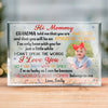 Custom Photo The World's Best Mommy - Family Personalized Custom Rectangle Shaped Acrylic Plaque - Mother's Day, Baby Shower Gift, Gift For First Mom