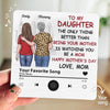 A Sweet Way To Remind Her How Strong She Is - Family Personalized Custom Music Fridge Magnet That Can Play Songs - Mother's Day Gift For Mom, Daughter