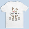 Home Is Wherever Grandmother Is - Family Personalized Custom Unisex T-shirt, Premium T-shirt, Hoodie - Easter Gift For Mom, Grandma