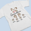 Home Is Wherever Grandmother Is - Family Personalized Custom Unisex T-shirt, Premium T-shirt, Hoodie - Easter Gift For Mom, Grandma