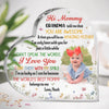 Custom Photo Let Your Love Shine Through Every Glance - Family Personalized Custom Heart Shaped Acrylic Plaque - Mother's Day, Baby Shower Gift, Gift For First Mom