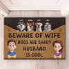 Furry Friends Make The Best Family - Dog Personalized Custom Home Decor Decorative Mat - House Warming Gift For Pet Owners, Pet Lovers