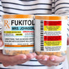 Fukitol Rx Prescription For Recharging Your Mind And Soul - Friend Personalized Custom Mug - New Arrival, Gift For Best Friends, Sisters, Family Members, Coworkers AMZ