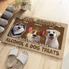 Bring Snacks Or Be Gone - Dog & Cat Personalized Custom Home Decor Decorative Mat - House Warming Gift For Pet Owners, Pet Lovers