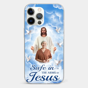 Custom Photo Beautiful As A Bright Shining Star - Memorial Personalized Custom Clear Phone Case - Sympathy Gift For Family Members