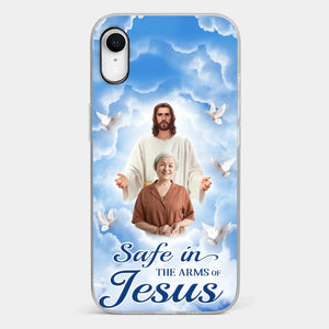 Custom Photo Beautiful As A Bright Shining Star - Memorial Personalized Custom Clear Phone Case - Sympathy Gift For Family Members