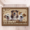 Humans Should Come With Treats - Dog & Cat Personalized Custom Home Decor Decorative Mat - House Warming Gift For Pet Owners, Pet Lovers