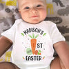 My First Easter Adventure - Family Personalized Custom Baby Onesie - Easter Gift For Baby Kids, Newborn Baby
