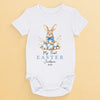 Bunny Bowties & Easter Vibes - Family Personalized Custom Baby Onesie - Easter Gift For Baby Kids, Newborn Baby