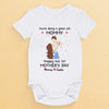 From My Tiny Hands To Your Big Heart - Family Personalized Custom Baby Onesie - Mother's Day, Baby Shower Gift, Gift For First Mom