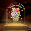 Mom We Love You - Family Personalized Custom Shaped 3D LED Light - Mother's Day, Gift For Mom