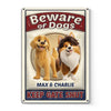 Dogs Are My Favorite People - Dog Personalized Custom 3D Inflated Effect Printed Home Decor Metal Sign - House Warming Gift For Pet Owners, Pet Lovers