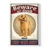 Dogs Are My Favorite People - Dog Personalized Custom 3D Inflated Effect Printed Home Decor Metal Sign - House Warming Gift For Pet Owners, Pet Lovers