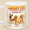 My Kid Has Four Paws And Endless Energy - Dog Personalized Custom Mug - Gift For Pet Owners, Pet Lovers
