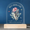 Mom We Love You - Family Personalized Custom Shaped 3D LED Light - Mother's Day, Gift For Mom