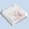 Bunny Hug Squad - Family Personalized Custom Unisex T-shirt, Premium T-shirt, Hoodie - Easter Gift For Mom, Grandma