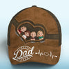 Fatherhood Looks Great On You - Family Personalized Custom Hat, All Over Print Classic Cap - Father's Day, Gift For Dad, Grandpa