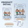 Besties Make The World A Happier Place - Bestie Personalized Custom Rectangle Shaped Acrylic Plaque - Gift For Best Friends, BFF, Sisters