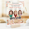 Friendship Is Built On Love, Laughter, And Trust - Bestie Personalized Custom Rectangle Shaped Acrylic Plaque - Gift For Best Friends, BFF, Sisters