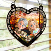 A Mother's Love Lasts Forever - Family Personalized Window Hanging Suncatcher Ornament - Mother's Day, Gift For Mom, Daughter