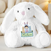 Easter Vibes, Bunny Cuddles - Family Personalized Custom Easter Bunny Plush - Easter Gift For Family Members