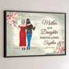Linked By Love, Strengthened By Time - Family Personalized Custom Horizontal Poster - Mother's Day, Gift For Mom, Daughter