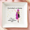 The Tassel Was Worth The Hassle - Family Personalized Custom Jewelry Dish - Graduation Gift For Family Members, Siblings, Brothers, Sisters