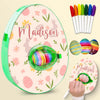Crack Open The Fun - Family Personalized Custom Easter Egg Decorating Kit, Egg Spinner Machine With Markers - Easter Gift For Family Members