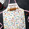 Everything Tastes Better When Mommy Makes It - Family Personalized Custom Apron - Mother's Day, Gift For Mom, Grandma