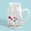 A Mother's Love Is More Beautiful Than Any Fresh Flower - Family Personalized Custom Home Decor Flower Vase - Mother's Day, House Warming Gift For Mom, Daughter