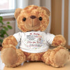 Custom Photo Your Love Makes The World Brighter- Family Personalized Custom Teddy Bear Plush - Mother's Day, Baby Shower Gift, Gift For First Mom, Newborn Baby