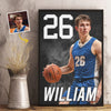 Custom Photo Believe In Your Own Hustle - Personalized Custom Vertical Poster - Gift For Sport Lovers, Sport Players