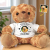 Custom Photo When You Miss Me - Memorial Personalized Custom Teddy Bear Plush - Sympathy Gift For Pet Owners, Pet Lovers