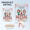 Forever Linked, Always Loved - Family Personalized Custom Rectangle Shaped Acrylic Plaque - Mother's Day, Gift For Mom, Daughter