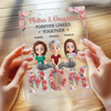 Forever Linked, Always Loved - Family Personalized Custom Rectangle Shaped Acrylic Plaque - Mother's Day, Gift For Mom, Daughter