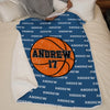 Game On, Fire Up - Personalized Custom Blanket - Gift For Sport Lovers, Sport Players