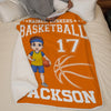 Dream Big, Play Hard - Personalized Custom Blanket - Gift For Sport Lovers, Sport Players