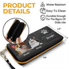 Love Begins With A Paw - Dog & Cat Personalized Custom Leather Long Wallet - Gift For Pet Owners, Pet Lovers