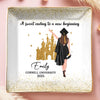 A Sweet Ending To A New Beginning - Family Personalized Custom Full-Print Jewelry Dish - Graduation Gift For Family Members, Siblings, Brothers, Sisters