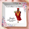 Graduate With Pride, Step Into The Future - Family Personalized Custom Full-Print Jewelry Dish - Graduation Gift For Family Members, Siblings, Brothers, Sisters