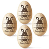Hopping Into My First Easter - Family Personalized Custom Wooden Egg Shaker - Easter Gift For Baby Kids, Newborn Baby