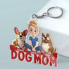 Life Is Better With A Dog - Dog Personalized Custom Shaped Acrylic Keychain - Gift For Pet Owners, Pet Lovers