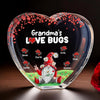 Little Bugs, Big Love - Family Personalized Custom 3D Crystal Heart Shaped - Mother's Day, Gift For Mom, Grandma